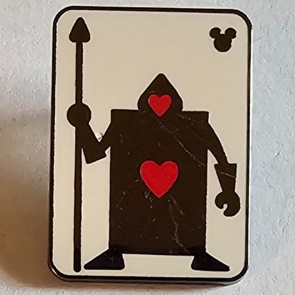 DISNEY Pin Trading ~ Alice in Wonderland/Hearts Guard 3/5~ Hidden Mickey ~ 2018 - Picture 1 of 10